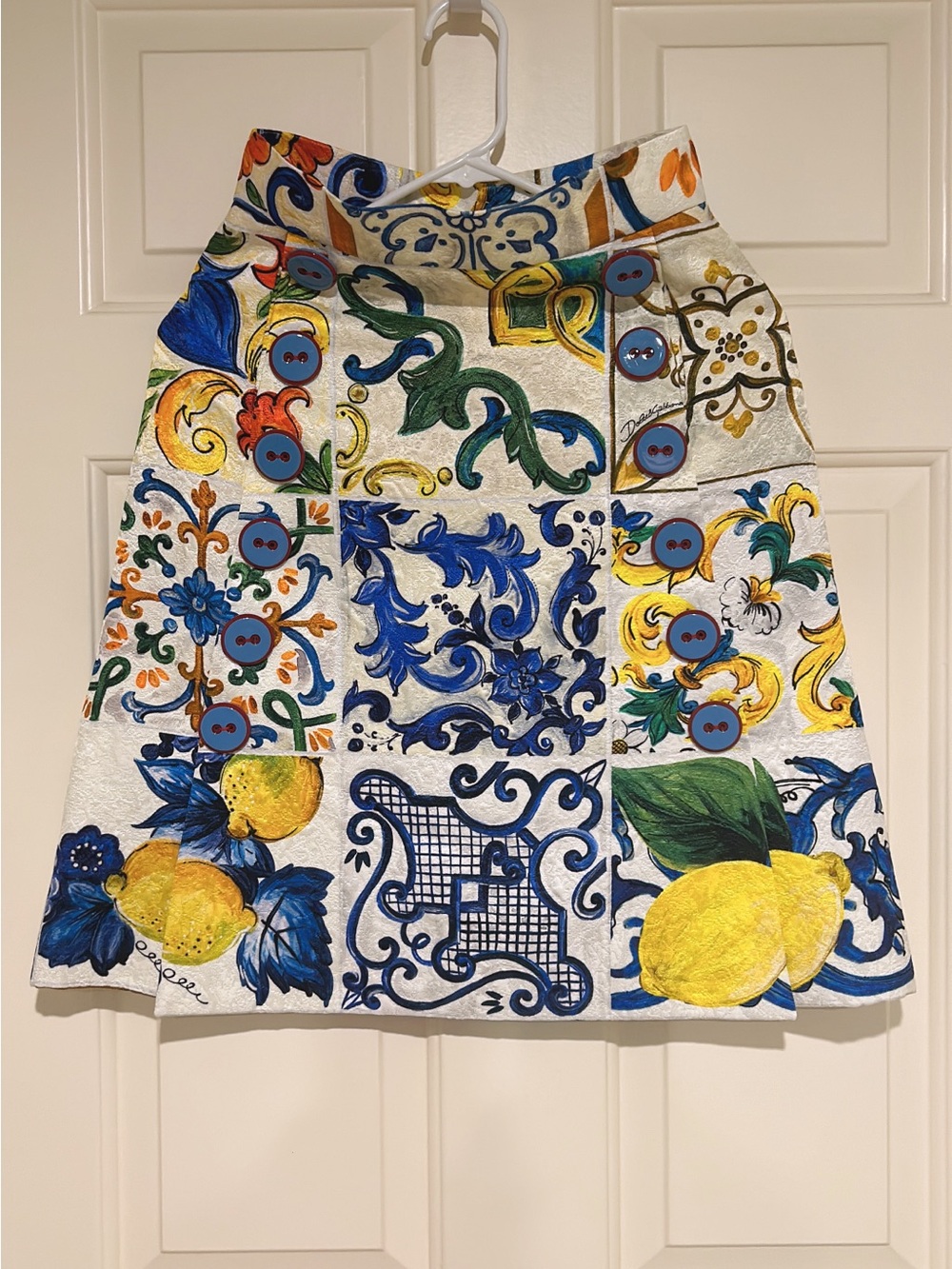 Dolce & Gabbana Printed A-Line Skirt